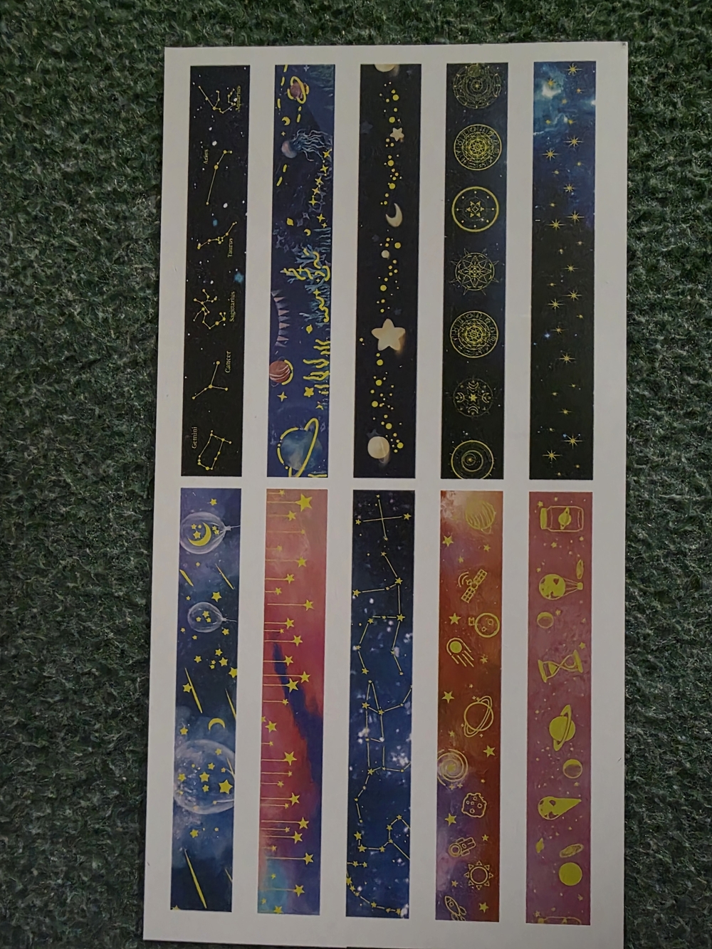 Galaxy & Celestial Washi Set 20 Tapes - Picture 3 of 4